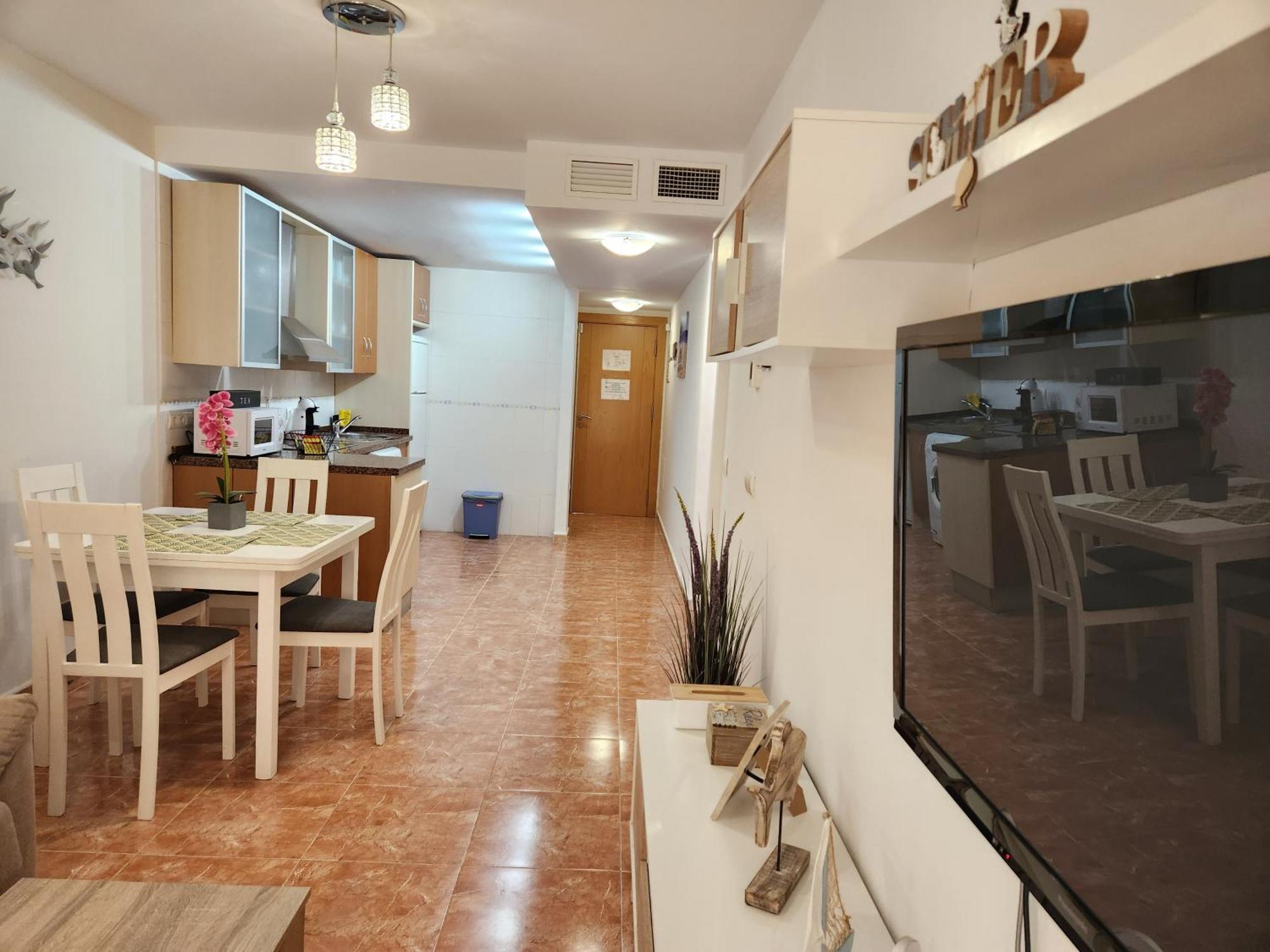 Bajo En Primera Linea De Vera-Playa Con Piscina Privada! Exterior foto
