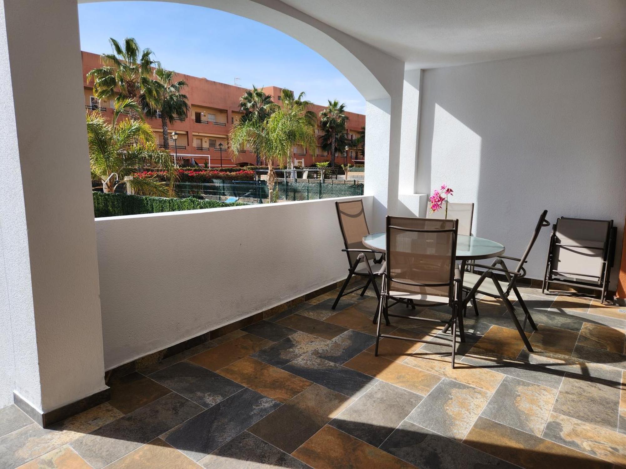 Bajo En Primera Linea De Vera-Playa Con Piscina Privada! Exterior foto