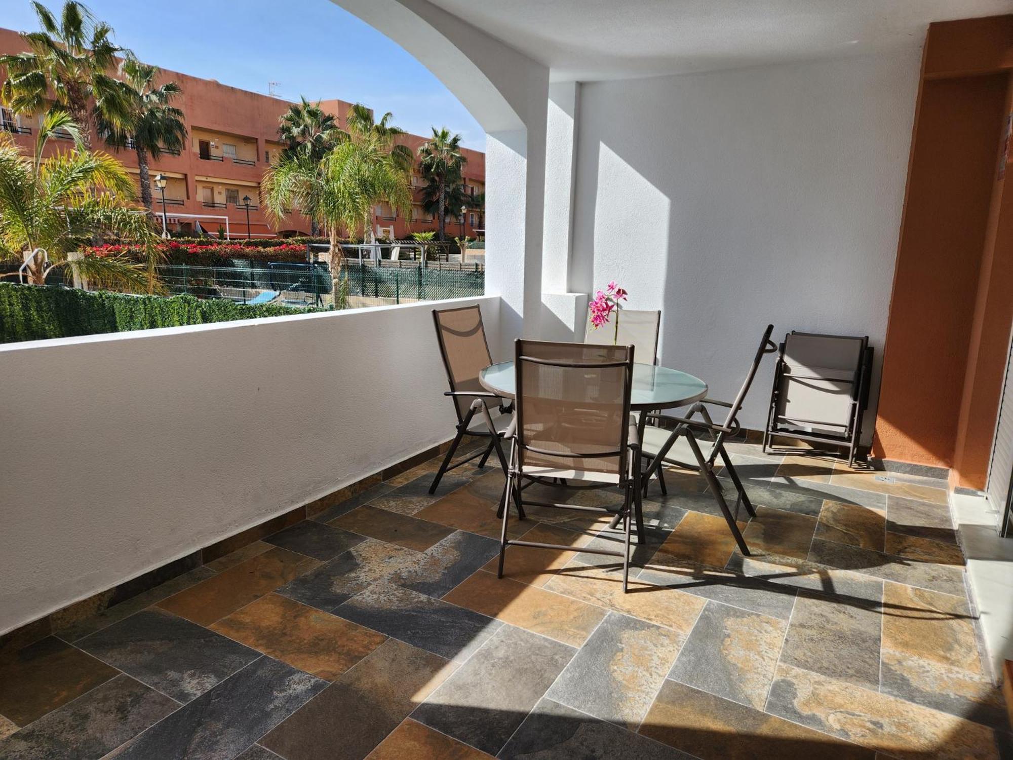 Bajo En Primera Linea De Vera-Playa Con Piscina Privada! Exterior foto